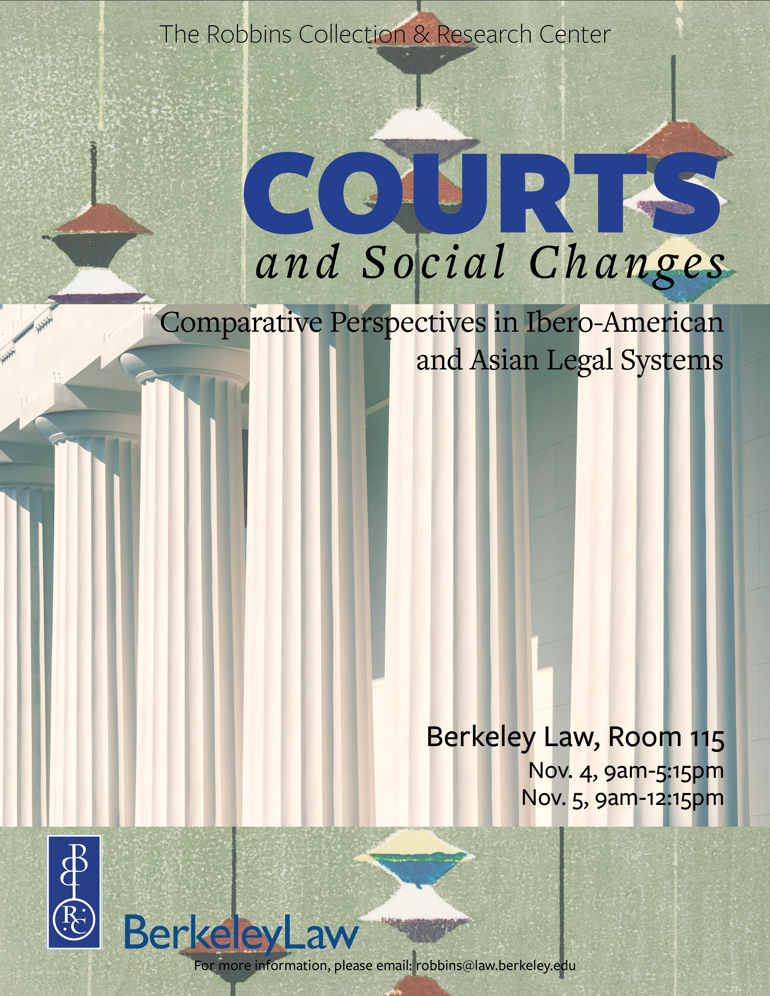 Poster for the Courts and Social Changes conference