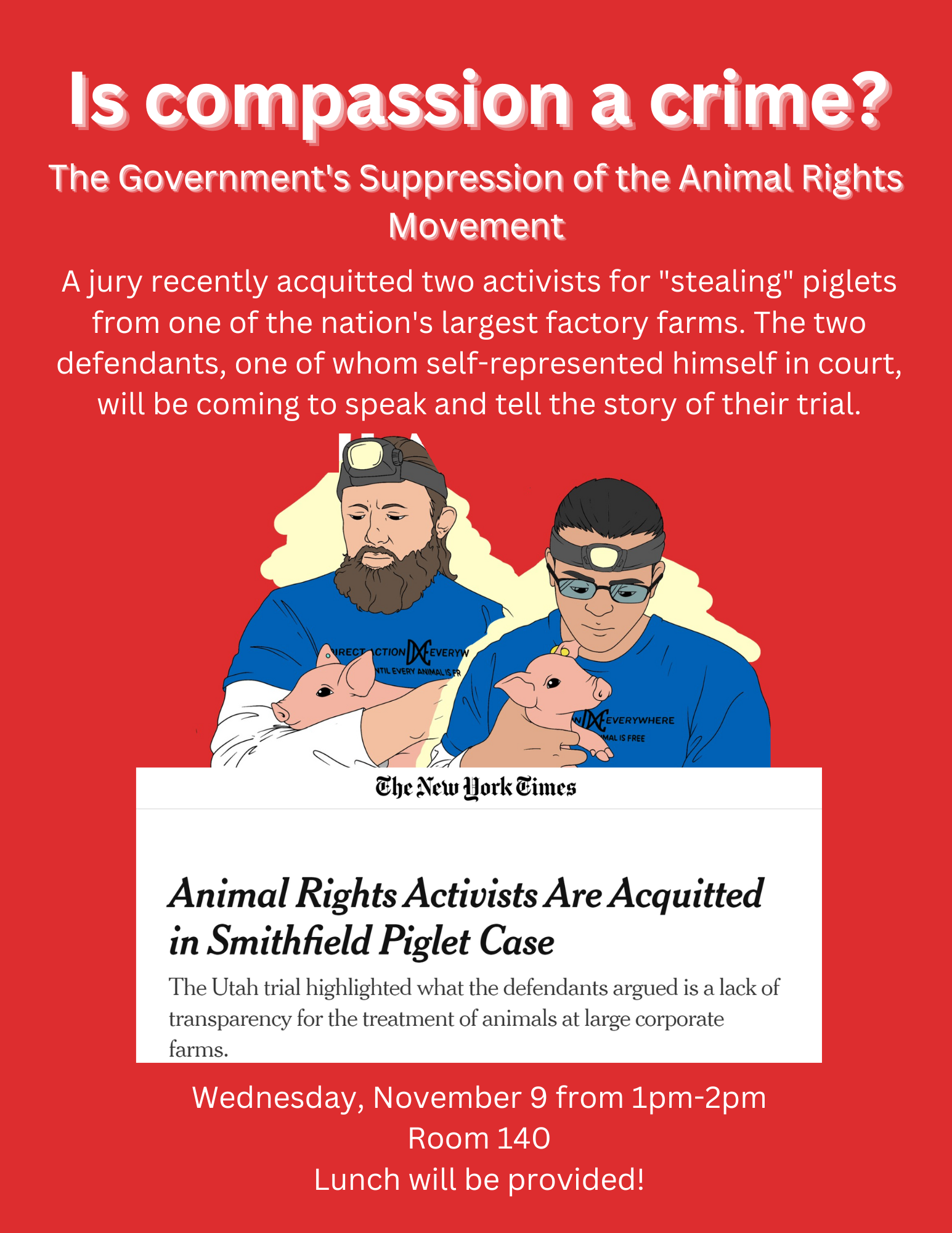 Is Compassion a Crime? The Government's Suppression of the Animal Rights  Movement - Berkeley Law