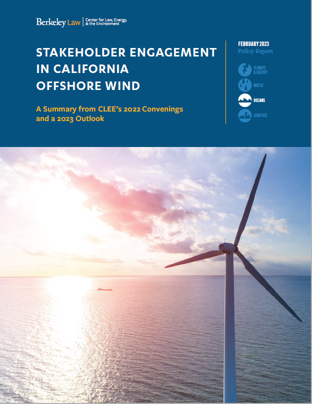 Cover photo of report showing offshore wind turbine