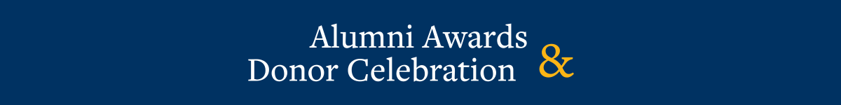 alumni awards and donor celebration