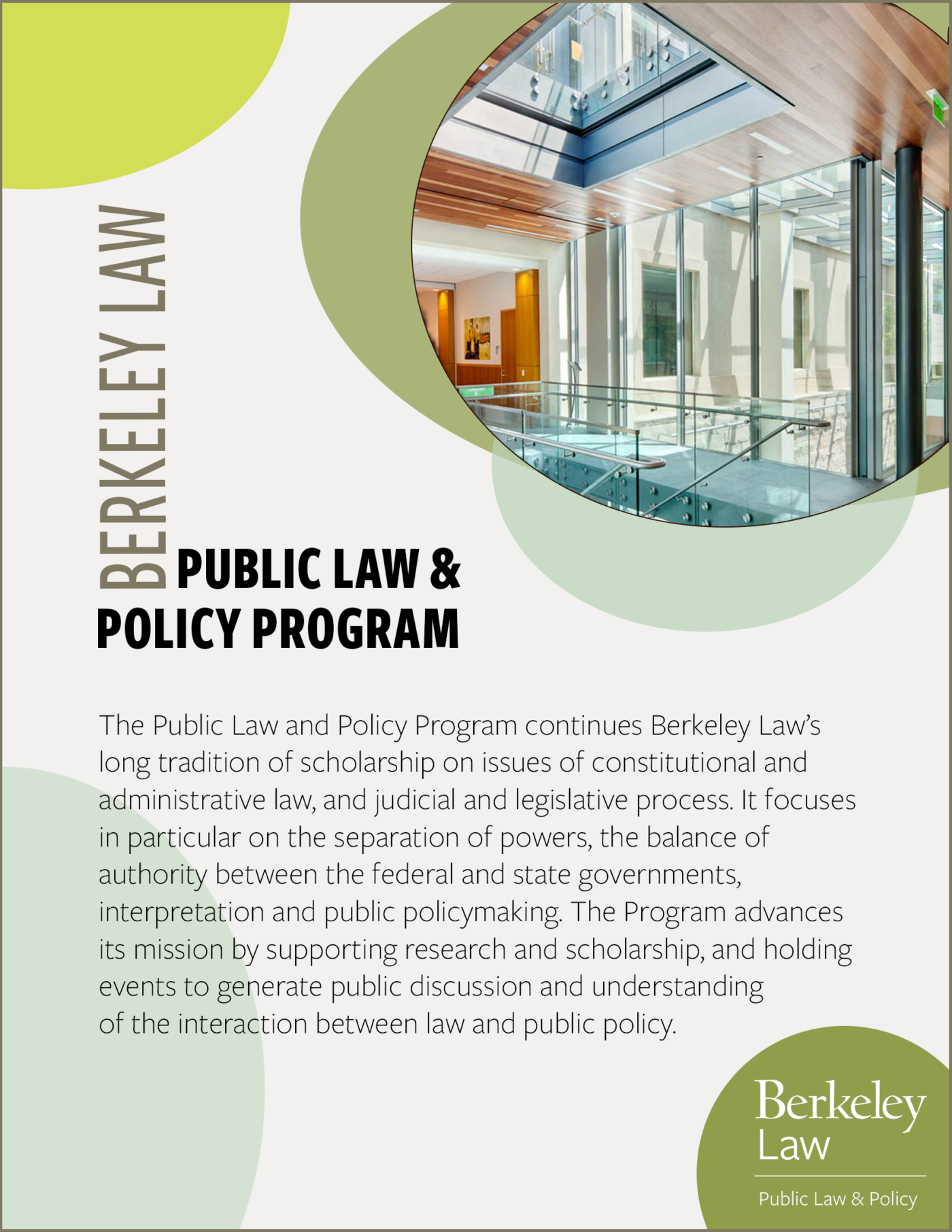 Public Law Policy About Us Flyer
