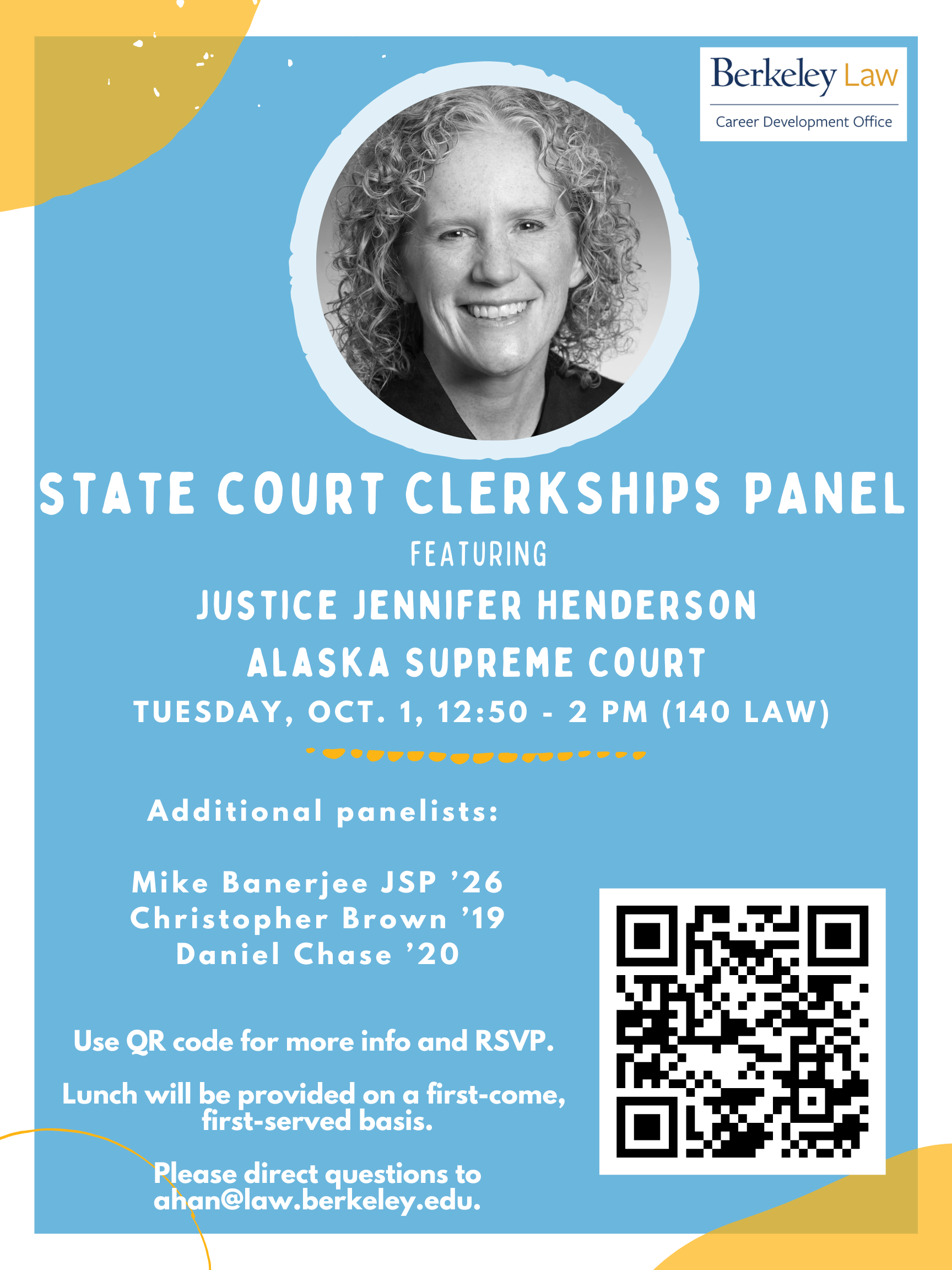 CDO State Court Clerkships Panel ft Justice Jennifer Henderson (AK CDO State Court Clerkships Panel ft Justice Jennifer Henderson (AK