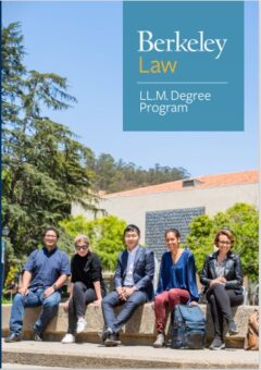 LLM Degree brochure cover, links to brochure contents