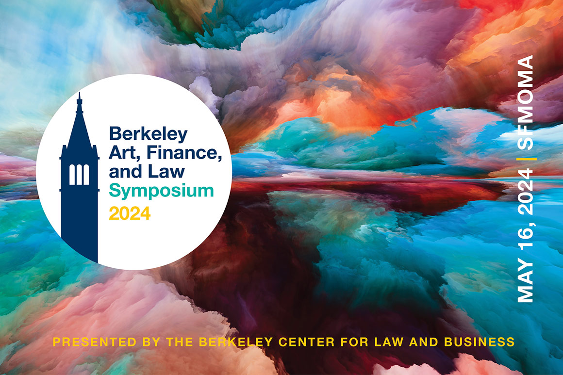 Painting of clouds and Water. Berkeley Art, Finance and Law Symposium 2024. May 16, 2024 at SFMOMA