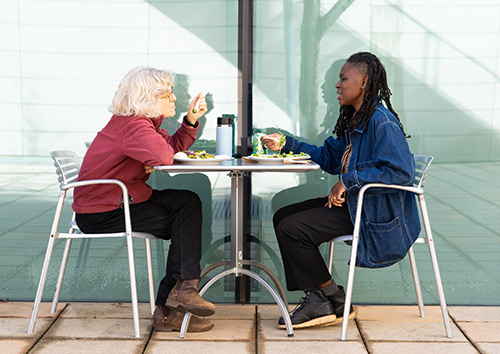 Professor Kathryn Abrams, CRRJ’s faculty director, and Arneta Rogers