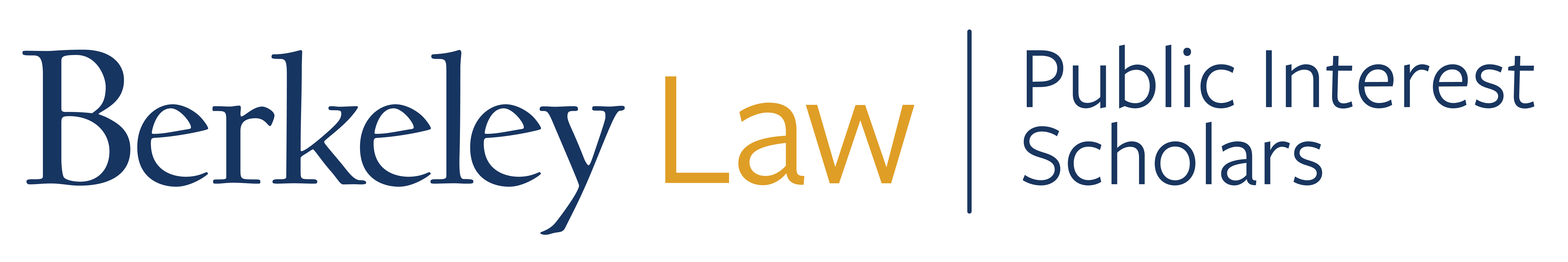 Berkeley Law Public Interest Scholars logo