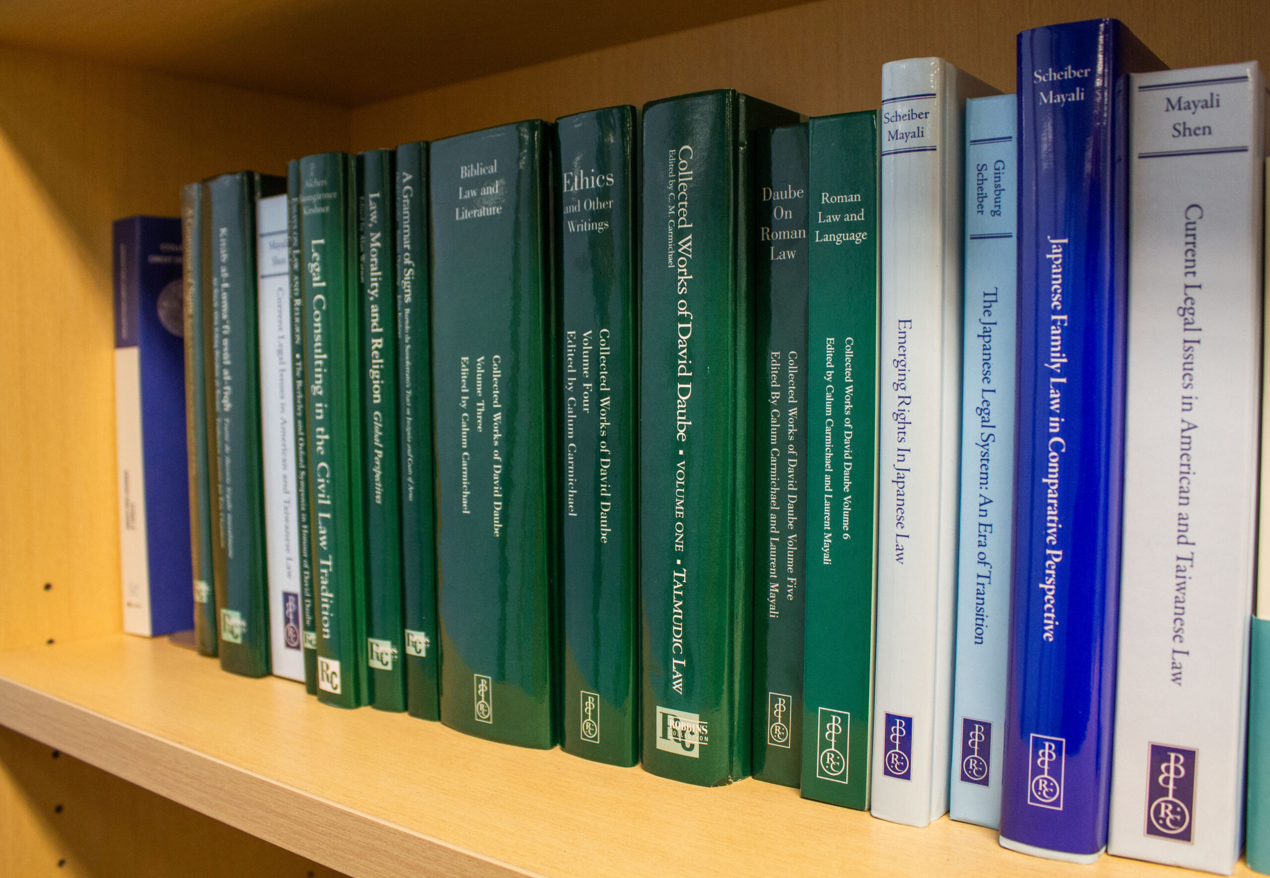 Photograph of Robbins Collection Publications