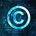 Futuristic copyright illustration