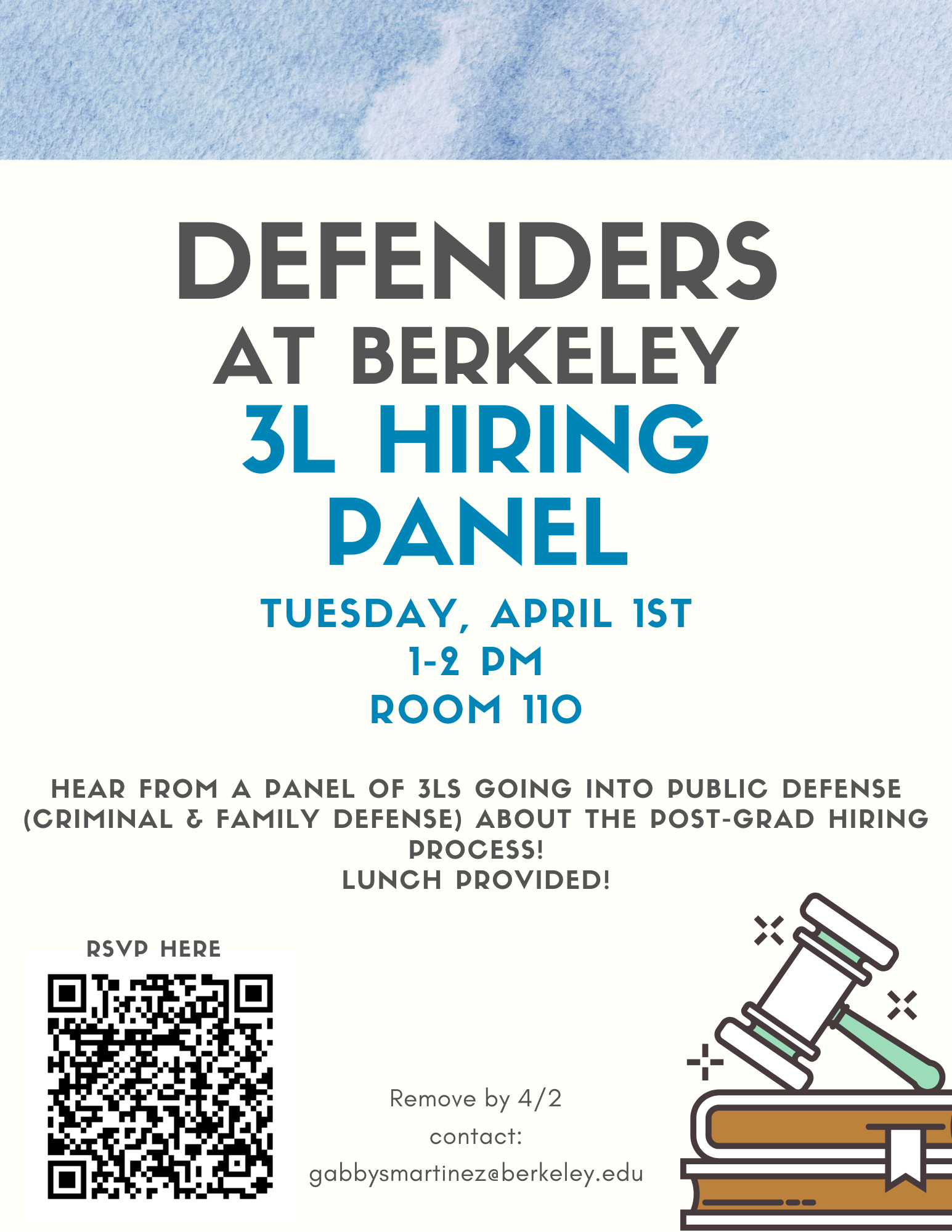 Public Defense Hiring Process (Student Panel)