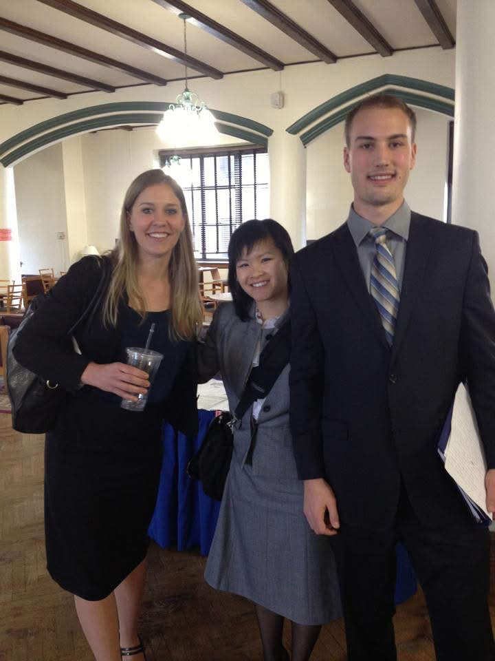 Esposito, Grace Hsu '14 and Chris Heckman '14